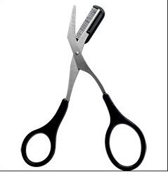 Eyelash Hair Scissors and Eyebrow Trimmer