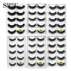 One box mink Natural 3D Eyelashes