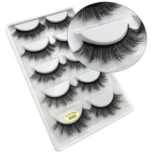 Load image into Gallery viewer, One box mink Natural 3D Eyelashes