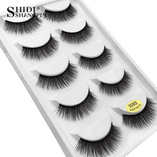 Load image into Gallery viewer, One box mink Natural 3D Eyelashes