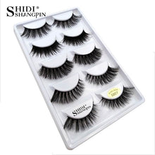 Load image into Gallery viewer, One box mink Natural 3D Eyelashes