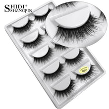 Load image into Gallery viewer, One box mink Natural 3D Eyelashes