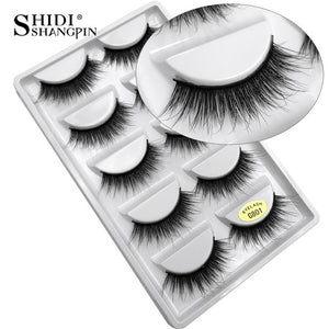 One box mink Natural 3D Eyelashes