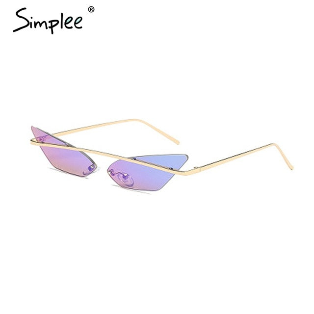 High Quality Luxury brand cat eye Sunglasses for women