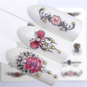 Flower Series Nail Art