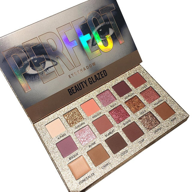 Beauty Glazed Water Proof 18 Color Makeup Eyeshadow Palette